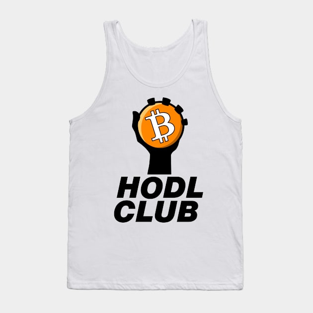 holding bitcoin sticker, new era digital money Tank Top by Akman